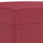 Juego de sofás con cojines 4 piezas cuero sintético rojo tinto de , Sofás - Ref: Foro24-3201406, Precio: 643,50 €, Descuento: %