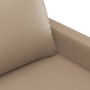 Sofá de 2 plazas de cuero sintético color capuchino 120 cm de , Sofás - Ref: Foro24-359136, Precio: 185,01 €, Descuento: %