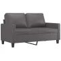 Juego de sofás con cojines 3 piezas cuero sintético gris de , Sofás - Ref: Foro24-3201425, Precio: 506,23 €, Descuento: %