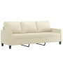 Juego de sofás con cojines 2 piezas cuero sintético crema de , Sofás - Ref: Foro24-3201419, Precio: 478,87 €, Descuento: %