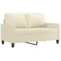 Juego de sofás con cojines 4 piezas cuero sintético crema de , Sofás - Ref: Foro24-3201404, Precio: 658,26 €, Descuento: %
