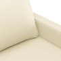Juego de sofás con cojines 4 piezas cuero sintético crema de , Sofás - Ref: Foro24-3201404, Precio: 668,92 €, Descuento: %