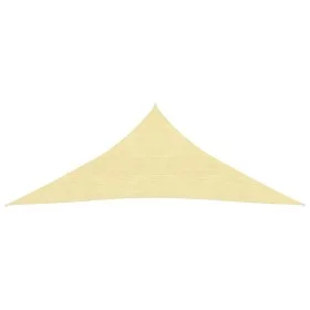 HDPE triangular sail awning 5x5x5 mm beige by vidaXL, Umbrellas - Ref: Foro24-42286, Price: 31,69 €, Discount: %