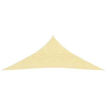 Toldo de vela triangular HDPE 5x5x5 m m beige de vidaXL, Sombrillas - Ref: Foro24-42286, Precio: 28,10 €, Descuento: %