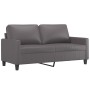 Juego de sofás con cojines 2 piezas cuero sintético gris de , Sofás - Ref: Foro24-3201410, Precio: 423,73 €, Descuento: %