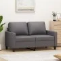 Sofá de 2 plazas de cuero sintético gris 120 cm de , Sofás - Ref: Foro24-359134, Precio: 227,56 €, Descuento: %