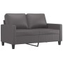 Sofá de 2 plazas de cuero sintético gris 120 cm de , Sofás - Ref: Foro24-359134, Precio: 234,30 €, Descuento: %