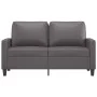 Sofá de 2 plazas de cuero sintético gris 120 cm de , Sofás - Ref: Foro24-359134, Precio: 227,56 €, Descuento: %