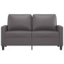 Sofá de 2 plazas de cuero sintético gris 120 cm de , Sofás - Ref: Foro24-359134, Precio: 234,30 €, Descuento: %