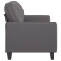 Sofá de 2 plazas de cuero sintético gris 120 cm de , Sofás - Ref: Foro24-359134, Precio: 234,30 €, Descuento: %