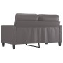 Sofá de 2 plazas de cuero sintético gris 120 cm de , Sofás - Ref: Foro24-359134, Precio: 234,30 €, Descuento: %