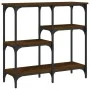 Mesa consola madera de ingeniería marrón roble 80x29x75 cm de , Mesas auxiliares - Ref: Foro24-834079, Precio: 51,55 €, Descu...