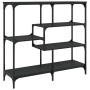Mesa consola madera contrachapada negro 103x32x95 cm de , Mesas auxiliares - Ref: Foro24-833950, Precio: 70,02 €, Descuento: %