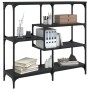Mesa consola madera contrachapada negro 103x32x95 cm de , Mesas auxiliares - Ref: Foro24-833950, Precio: 70,02 €, Descuento: %