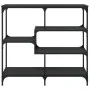 Black plywood console table 103x32x95 cm by , Side tables - Ref: Foro24-833950, Price: 69,14 €, Discount: %