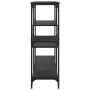 Mesa consola madera contrachapada negro 103x32x95 cm de , Mesas auxiliares - Ref: Foro24-833950, Precio: 70,02 €, Descuento: %