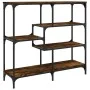 Smoked oak engineered wood console table 103x32x95 cm by , Side tables - Ref: Foro24-833952, Price: 67,35 €, Discount: %
