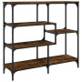 Mesa consola madera de ingeniería roble ahumado 103x32x95 cm de , Mesas auxiliares - Ref: Foro24-833952, Precio: 68,49 €, Des...