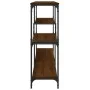 Mesa consola madera de ingeniería marrón roble 160x32x95 cm de , Mesas auxiliares - Ref: Foro24-833959, Precio: 87,52 €, Desc...