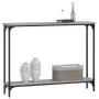 Sonoma gray engineered wood console table 100x22.5x75 cm by , Side tables - Ref: Foro24-834018, Price: 39,87 €, Discount: %