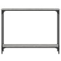 Mesa consola madera de ingeniería gris Sonoma 100x22,5x75 cm de , Mesas auxiliares - Ref: Foro24-834018, Precio: 40,38 €, Des...