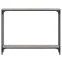 Sonoma gray engineered wood console table 100x22.5x75 cm by , Side tables - Ref: Foro24-834018, Price: 39,87 €, Discount: %