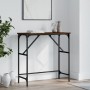 Mesa consola madera de ingeniería marrón roble 75x32x75 cm de , Mesas auxiliares - Ref: Foro24-834064, Precio: 36,63 €, Descu...