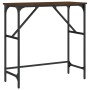 Mesa consola madera de ingeniería marrón roble 75x32x75 cm de , Mesas auxiliares - Ref: Foro24-834064, Precio: 36,63 €, Descu...