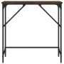 Mesa consola madera de ingeniería marrón roble 75x32x75 cm de , Mesas auxiliares - Ref: Foro24-834064, Precio: 36,63 €, Descu...