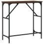 Mesa consola madera de ingeniería marrón roble 75x32x75 cm de , Mesas auxiliares - Ref: Foro24-834064, Precio: 36,63 €, Descu...