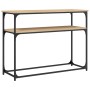 Mesa consola madera de ingeniería roble Sonoma 100x35,5x75 cm de , Mesas auxiliares - Ref: Foro24-834066, Precio: 50,72 €, De...
