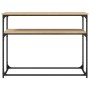 Mesa consola madera de ingeniería roble Sonoma 100x35,5x75 cm de , Mesas auxiliares - Ref: Foro24-834066, Precio: 50,72 €, De...