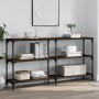 Mesa consola madera de ingeniería marrón roble 150x29x75 cm de , Mesas auxiliares - Ref: Foro24-834109, Precio: 67,95 €, Desc...