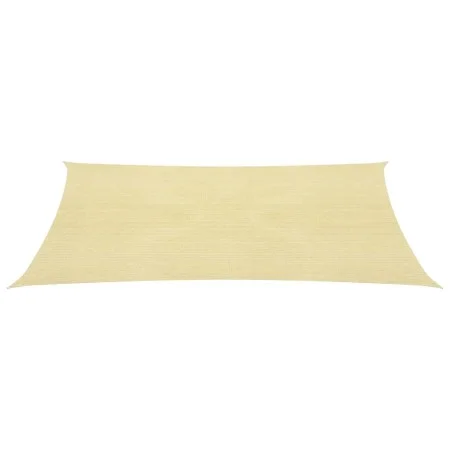 Toldo de vela rectangular HDPE 2x4m beige de vidaXL, Sombrillas - Ref: Foro24-42283, Precio: 26,47 €, Descuento: %