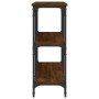 Mesa consola madera de ingeniería marrón roble 150x29x75 cm de , Mesas auxiliares - Ref: Foro24-834109, Precio: 67,95 €, Desc...