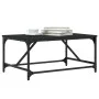 Mesa de centro madera contrachapada negro 75x50x35 cm de , Mesas de centro - Ref: Foro24-835324, Precio: 38,57 €, Descuento: %