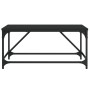 Mesa de centro madera contrachapada negro 75x50x35 cm de , Mesas de centro - Ref: Foro24-835324, Precio: 39,01 €, Descuento: %