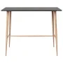 Mesa alta y taburetes de bar 5 piezas negro de , muebles para cocinas y comedores - Ref: Foro24-3057462, Precio: 369,67 €, De...