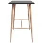 Mesa alta y taburetes de bar 5 piezas negro de , muebles para cocinas y comedores - Ref: Foro24-3057462, Precio: 369,67 €, De...