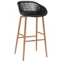 Mesa alta y taburetes de bar 5 piezas negro de , muebles para cocinas y comedores - Ref: Foro24-3057462, Precio: 411,00 €, De...