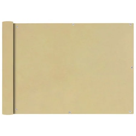 Toldo para balcón tela oxford 75x400 cm beige de vidaXL, Sombrillas - Ref: Foro24-42332, Precio: 19,55 €, Descuento: %