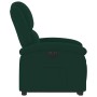 Sillón eléctrico reclinable elevable de terciopelo verde oscuro en Sillones | Comprar online en Foru.es