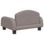 Cama para perros de tela gris taupe 50x40x30 cm en Camas para perros | Comprar online en Foru.es