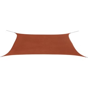 Toldo de vela rectangular tela Oxford terracota 4x6 m de vidaXL, Sombrillas - Ref: Foro24-42309, Precio: 90,63 €, Descuento: %