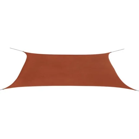 Toldo de vela rectangular tela Oxford terracota 4x6 m de vidaXL, Sombrillas - Ref: Foro24-42309, Precio: 88,86 €, Descuento: %