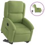 Sillón eléctrico reclinable elevable de terciopelo verde claro en Sillones | Comprar online en Foru.es