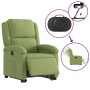 Sillón eléctrico reclinable elevable de terciopelo verde claro en Sillones | Comprar online en Foru.es