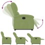 Sillón eléctrico reclinable elevable de terciopelo verde claro en Sillones | Comprar online en Foru.es