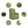 Sillón eléctrico reclinable elevable de terciopelo verde claro en Sillones | Comprar online en Foru.es