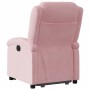 Sillón eléctrico reclinable elevable de terciopelo rosa en Sillones | Comprar online en Foru.es